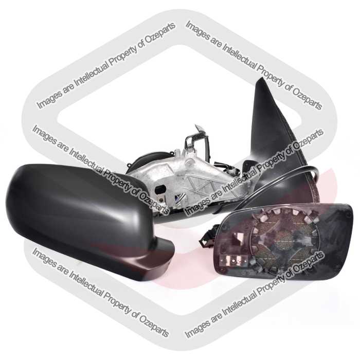 Door Mirror AM Electric (Primed Black)