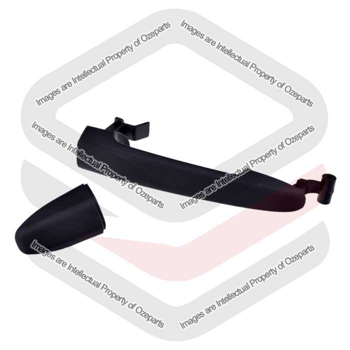 Door Handle Outer  Sliding (Texture black)