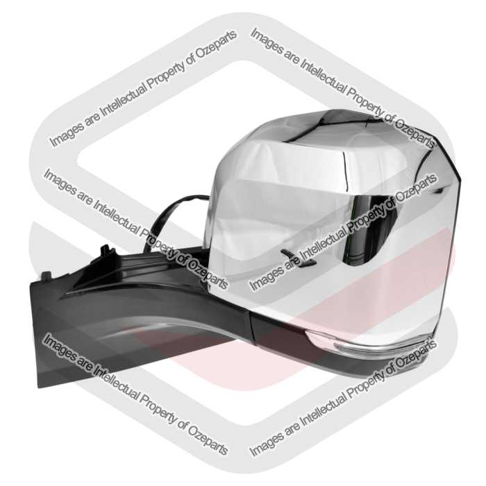 Door Mirror AM (Single Glass - With Blindspot) - Chrome