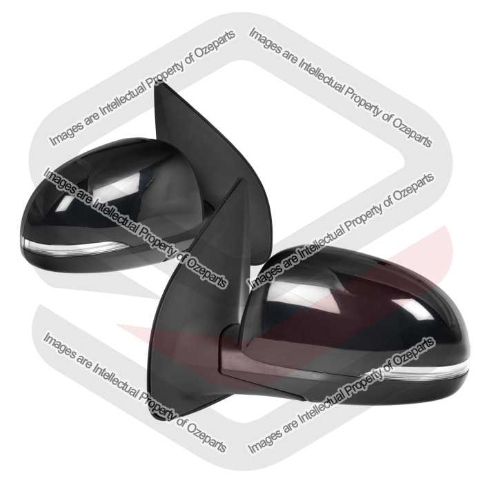 Door Mirror AM Electric (8 Pin - With Auto Fold & Indicator) (SET LH+RH)
