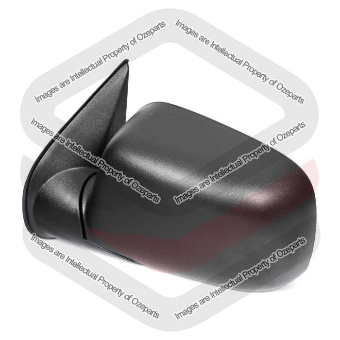 Door Mirror  Manual  (No Flasher Black)