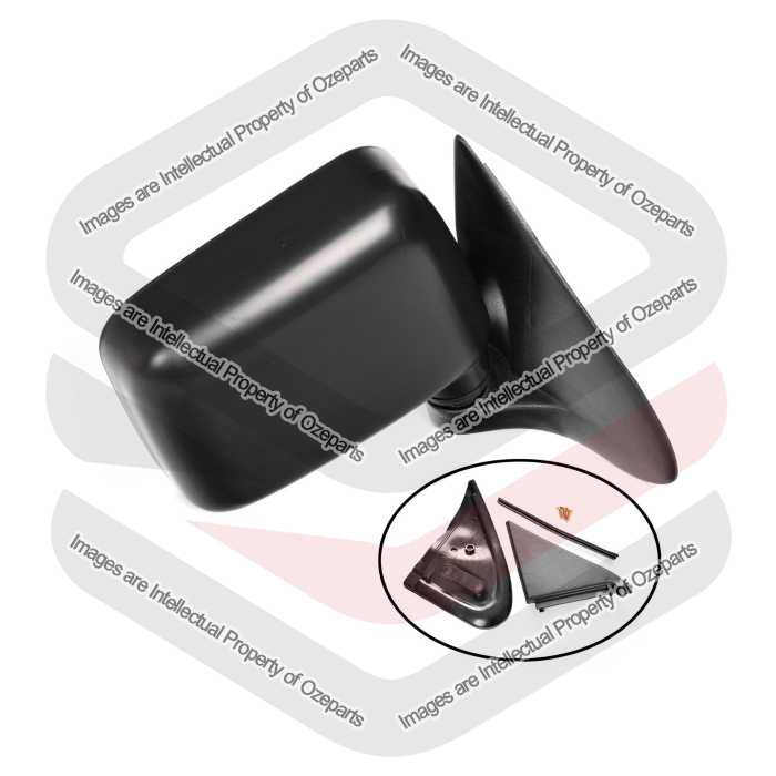 Door Mirror Manual (Black)