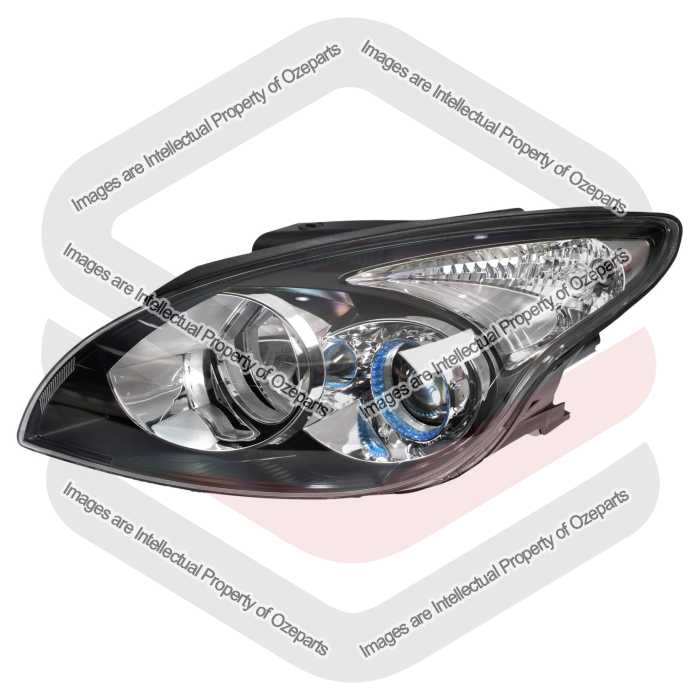 Head Light AM (04/10-03/12) (Black Surround)