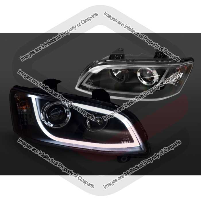 Head Light AM Performance With LED DRL (Black) (SET LH+RH)