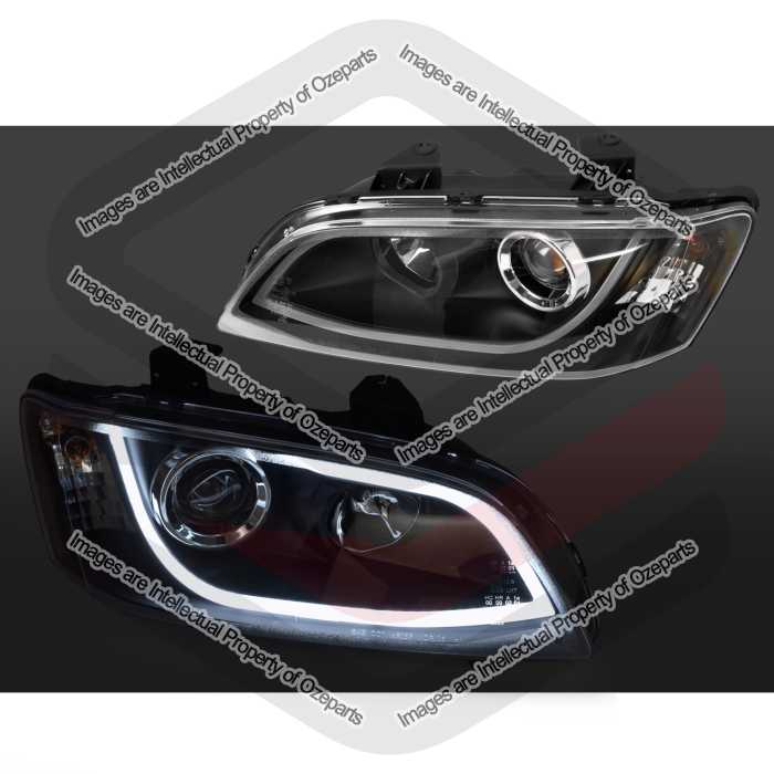 Head Light AM Performance With LED DRL (Black) (SET LH+RH)