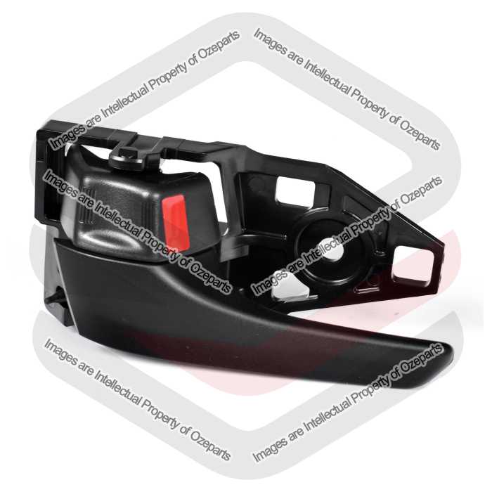 Door Handle Inner (Black)  Front = Rear