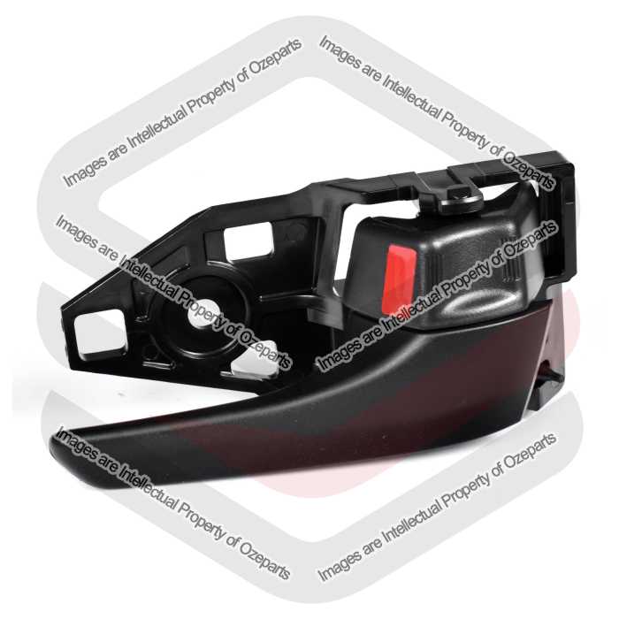 Door Handle Inner (Black)  Front = Rear