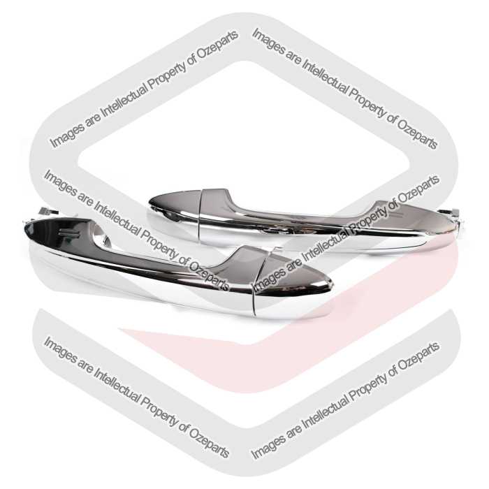 Door Handle Outer (Chrome)  Rear (Set LH+RH)