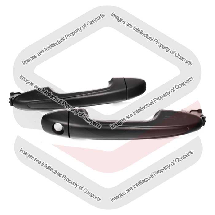 Door Handle Outer (Black)  Front (Set LH+RH)