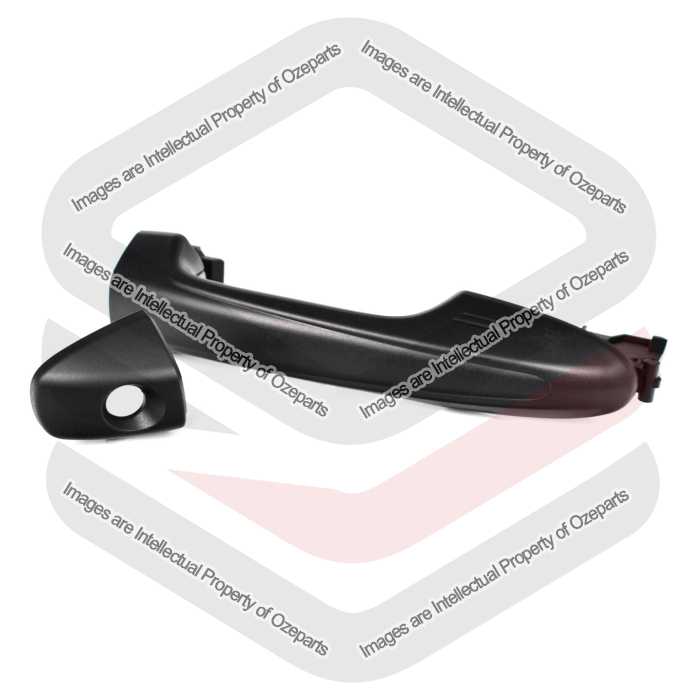 Door Handle Outer (Black)  Front  With Key Hole