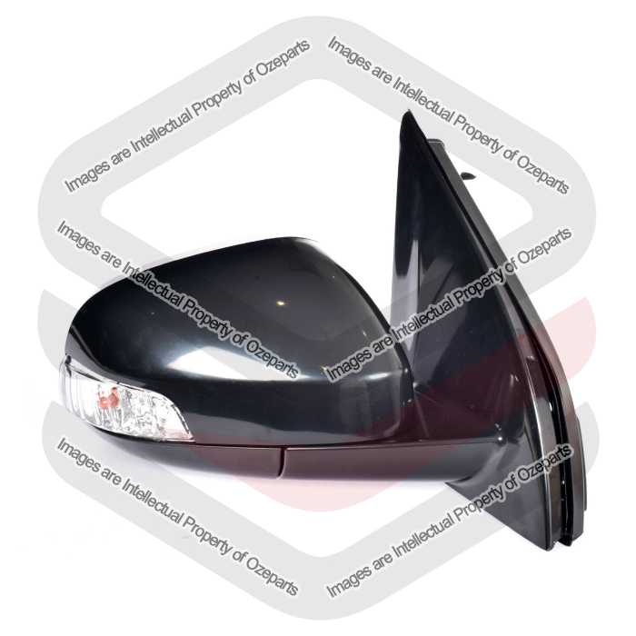 Door Mirror Assembly Electric (With Light)  - 5 Pin Without Temp Sensor