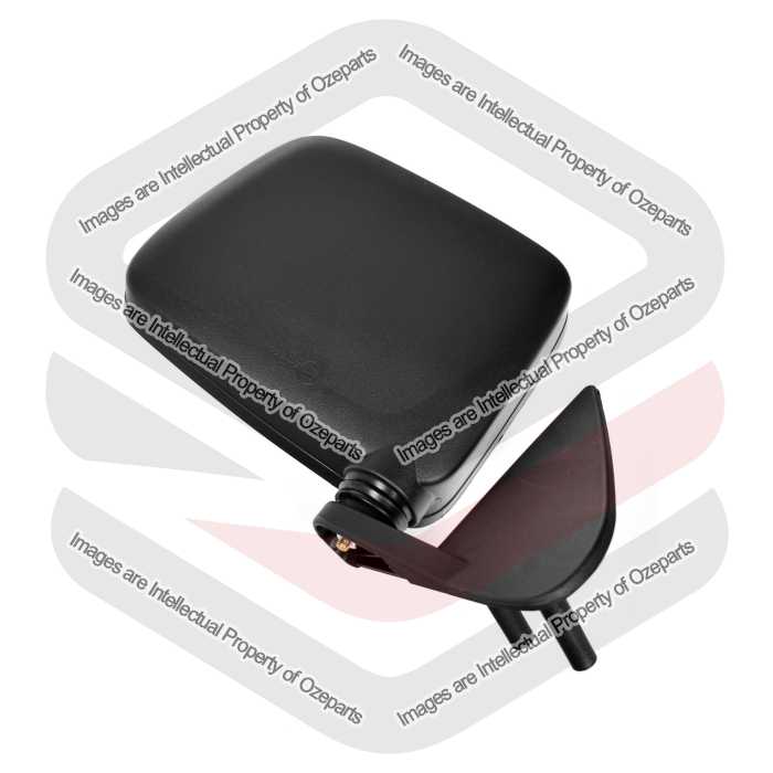 Door Mirror (Black) On Door Corner