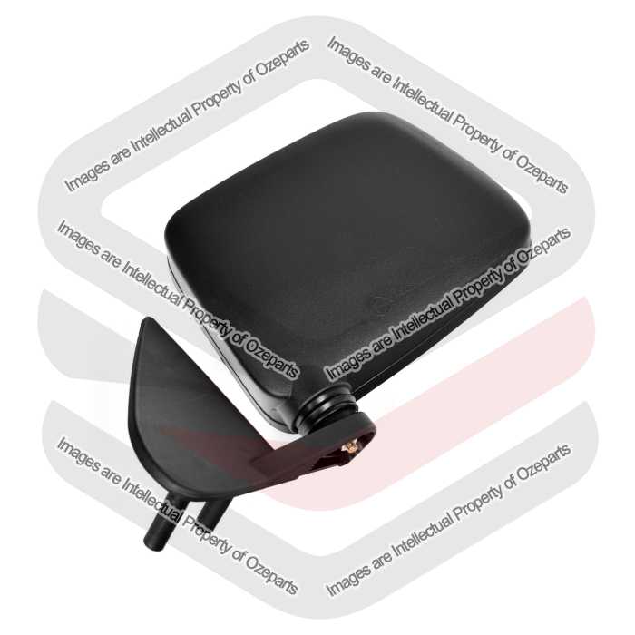 Door Mirror (Black) On Door Corner