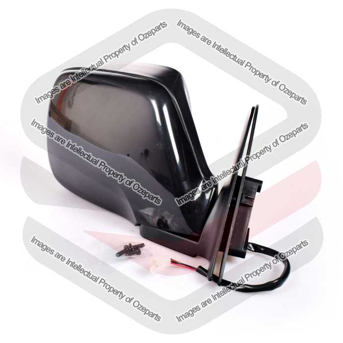 Door Mirror AM Electric Black (Flat Glass)