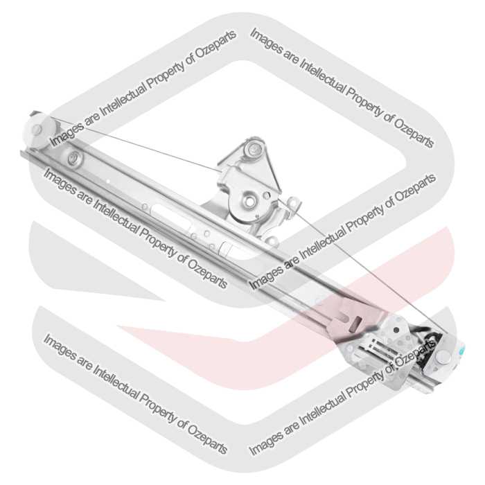 Door Window Regulator Rear (Electric No Motor)