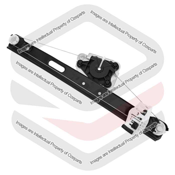 Door Window Regulator Rear (Electric No Motor)