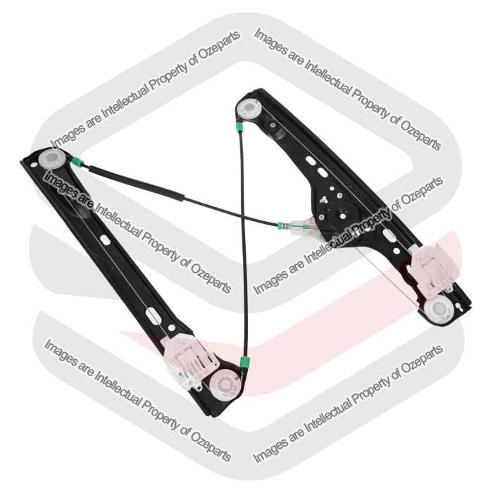 Door Window Regulator Front (Electric No Motor)