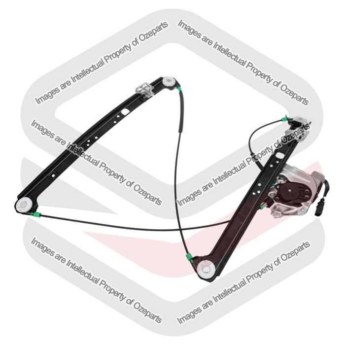 Door Window Regulator Front (With Motor)