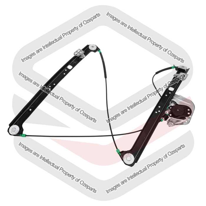 Door Window Regulator Front (No Motor)