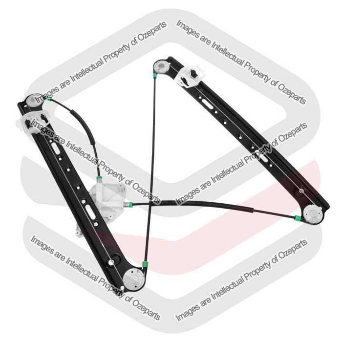 Door Window Regulator Front (No Motor)