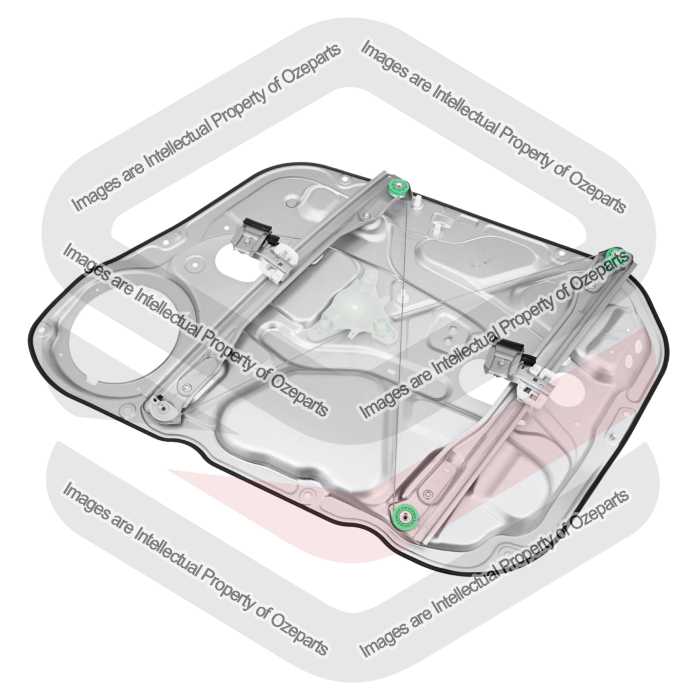 Door Window Regulator Front AM (With Panel No Motor)