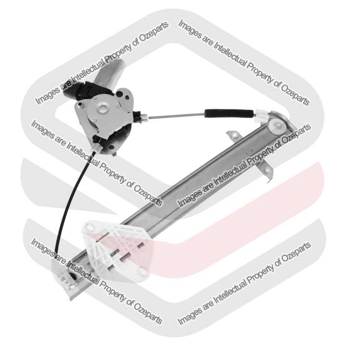 Door Window Regulator Rear (Electric With Motor)