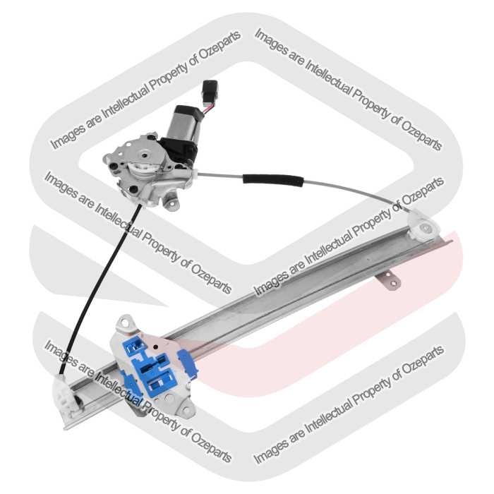 Door Window Regulator Front (Electric With 2 Pin Motor)