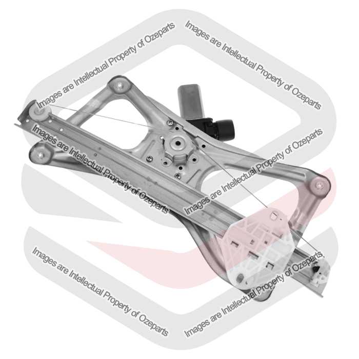 Door Window Regulator Front (Electric With Motor - 6 Pin)