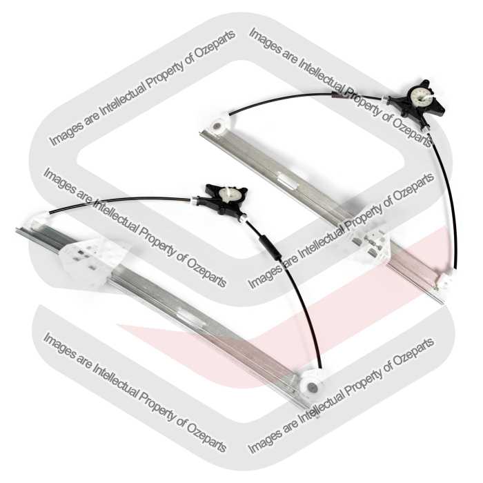 Door Window Regulator  Front (Electric No Motor) (SET LH+RH)