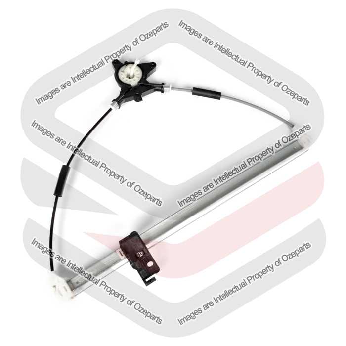 Door Window Regulator  Rear (Electric No Motor)