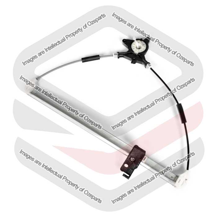 Door Window Regulator  Rear (Electric No Motor)