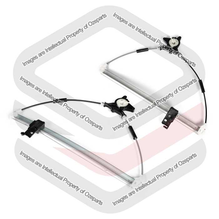 Door Window Regulator  Rear (Electric No Motor) (SET LH+RH)