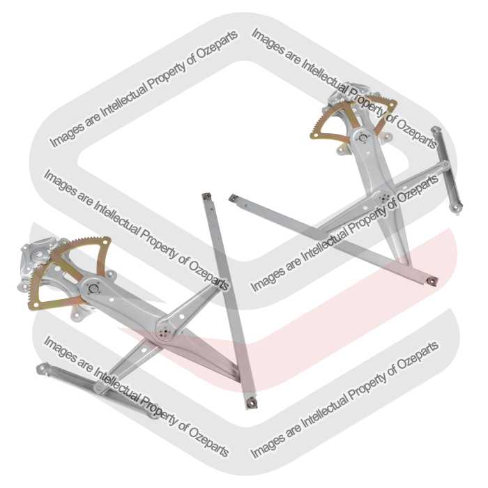 Door Window Regulator Front (Electric No Motor) (SET LH+RH)