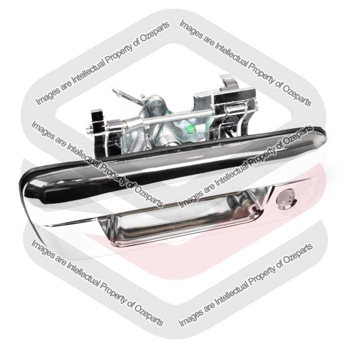 TailGate Handle (Chrome) With Key Hole