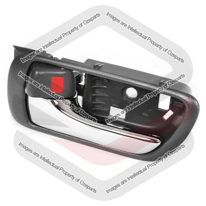 Door Handle Inner (Chrome Lever Grey Base)