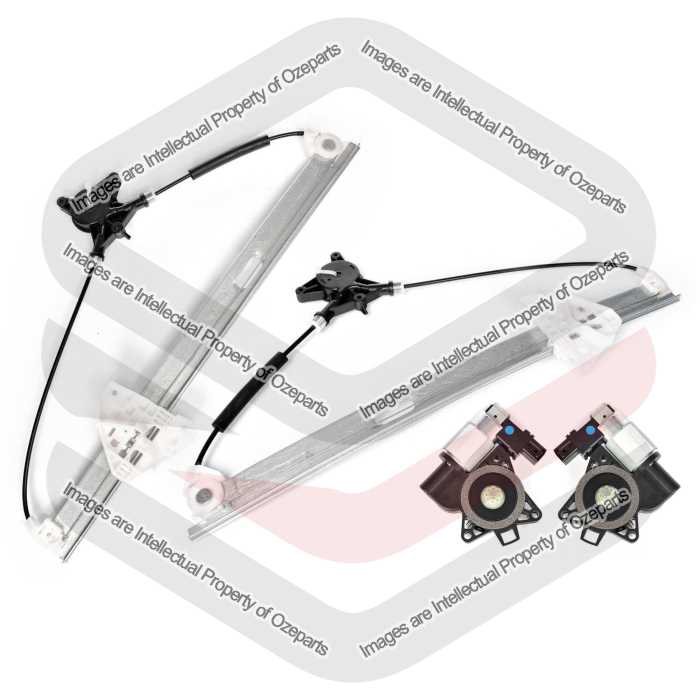 Door Window Regulator  Front (Electric With Motor) (SET LH+RH)