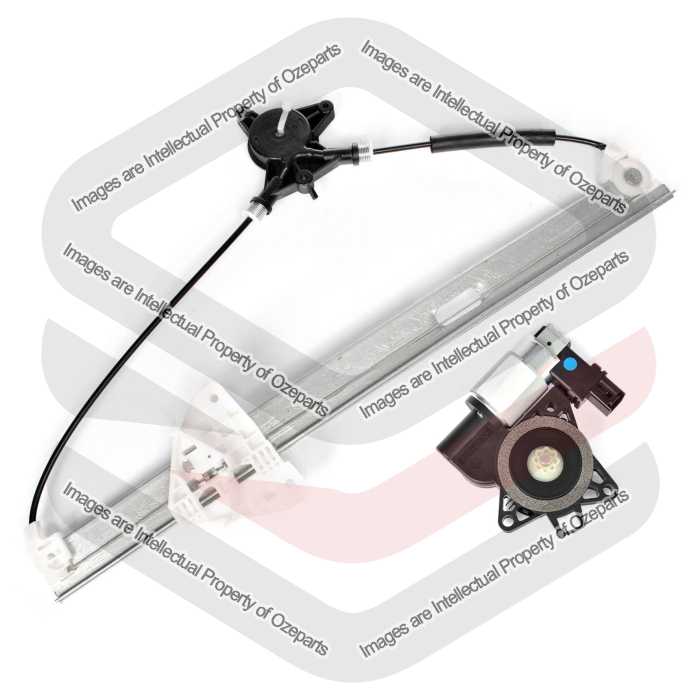 Door Window Regulator  Front (Electric With Motor)