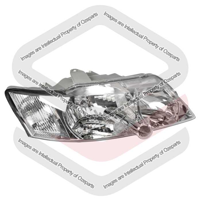 Head Light AM (Chrome) Executive S (Amber Globe Type)