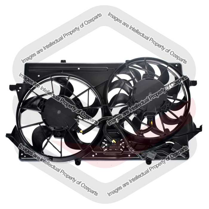 Radiator Fan Assembly (Twin Fan) 2 Plug