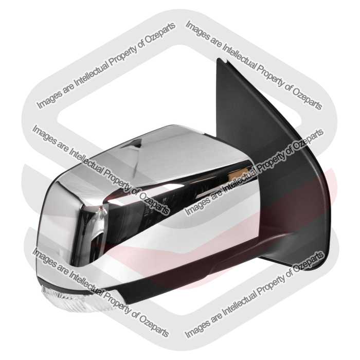 RH Right Hand Electric Door Mirror Chrome W/ AF For Holden Colorado RG 2012~2020