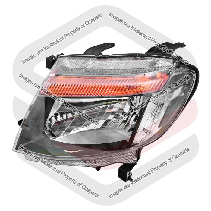 Head Light AM (Black) - Ozeparts