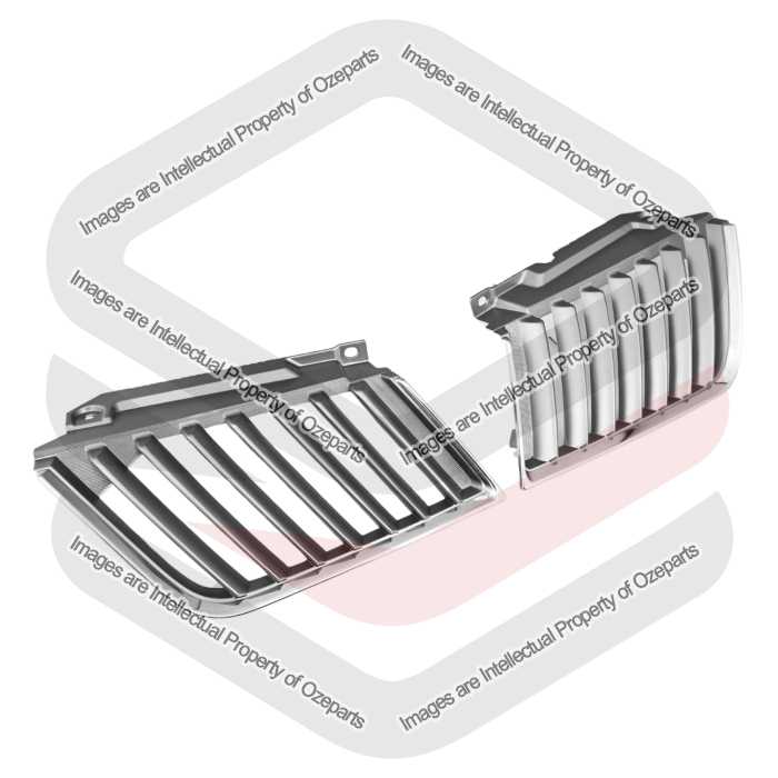 Girlle 2 Pcs Type (Chrome Silver) (SET LH+RH)
