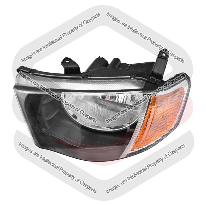 Head Light AM (Round Reflector) GLS GLX-R VR Amber Indicator - Ozeparts
