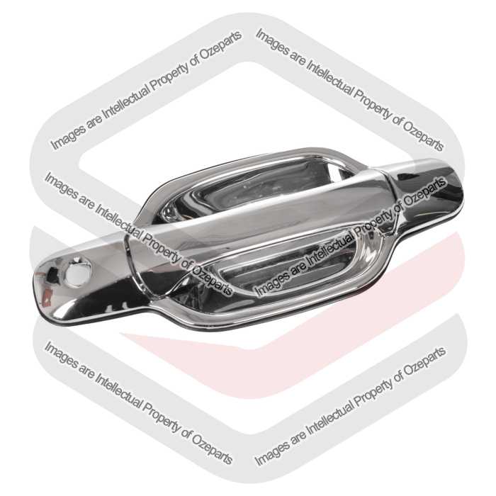 Ozeparts Fits Great Wall V200 V240 K2 2009~2013 | FRONT Outer Door Handle (Full Chrome) | RH RHS Right Hand (Driver Side)