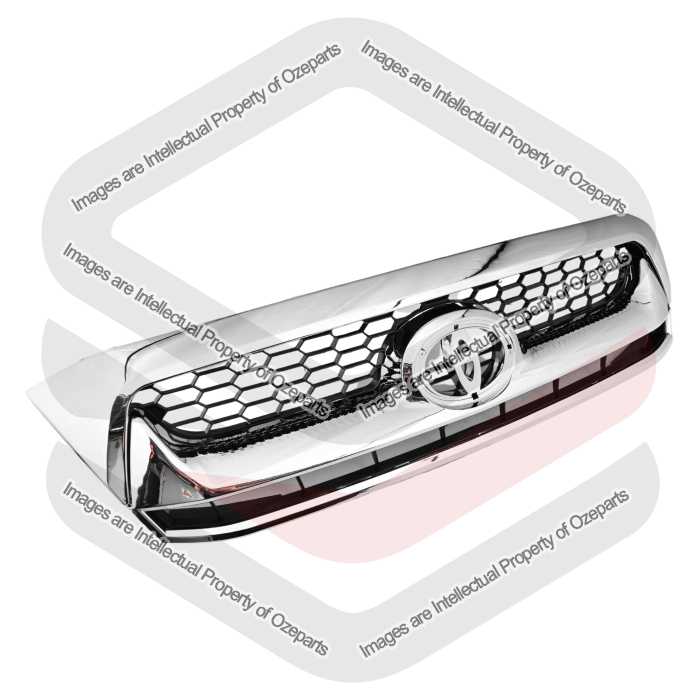 Grille AM (Top Mould Chrome, Bottom Mould Chrome)