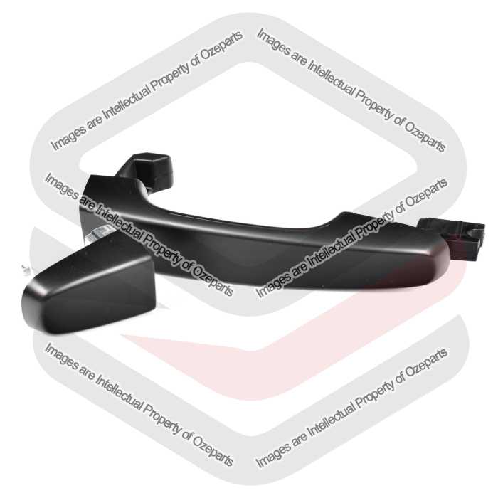 Holden Commodore VE / Statesman WM Outer Door Handle (Without Key Hole) Black