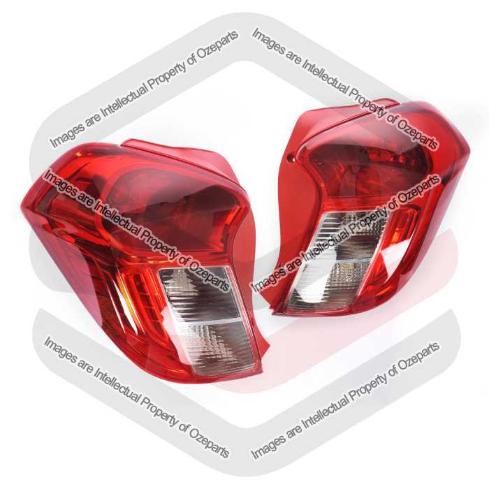 Pair / Set LH + RH Tail Light Lamp For Holden Spark 5 Door Hatch MP 2015~2018