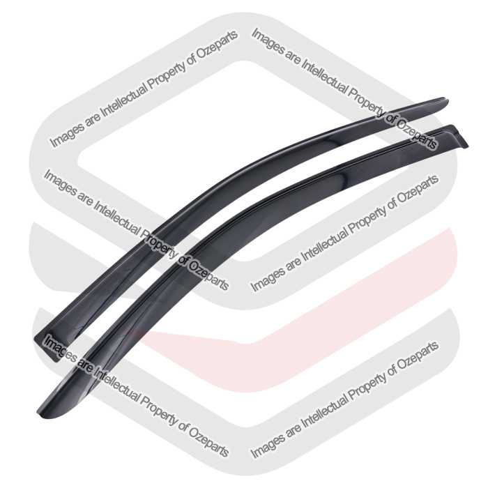 Door Window Visors - Single Cab (SET 2)