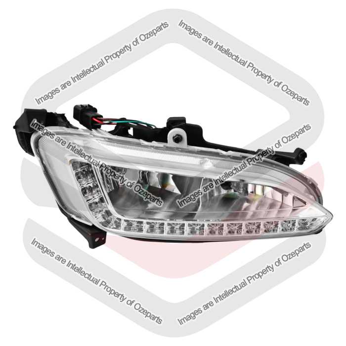 Fog Lamp AM (2 Globe Type, With LED DRL)