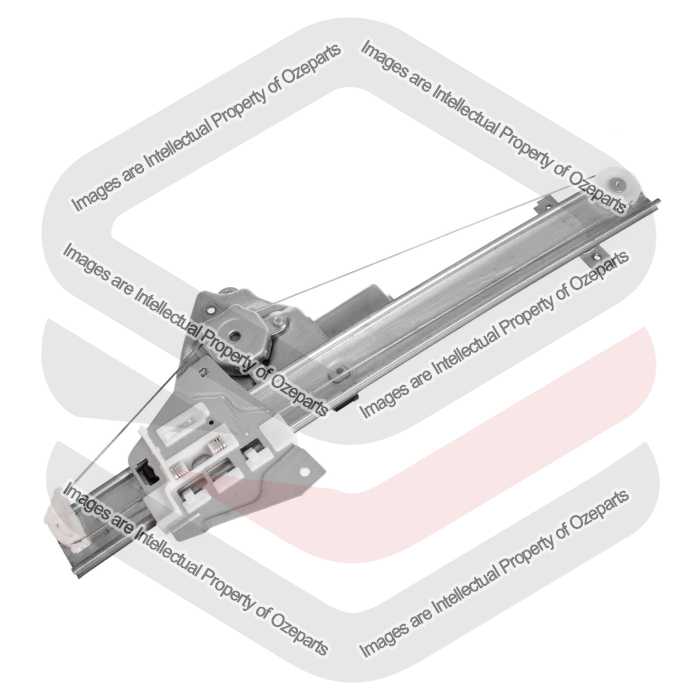 Door Window Regulator Rear AM (Electric With Motor)